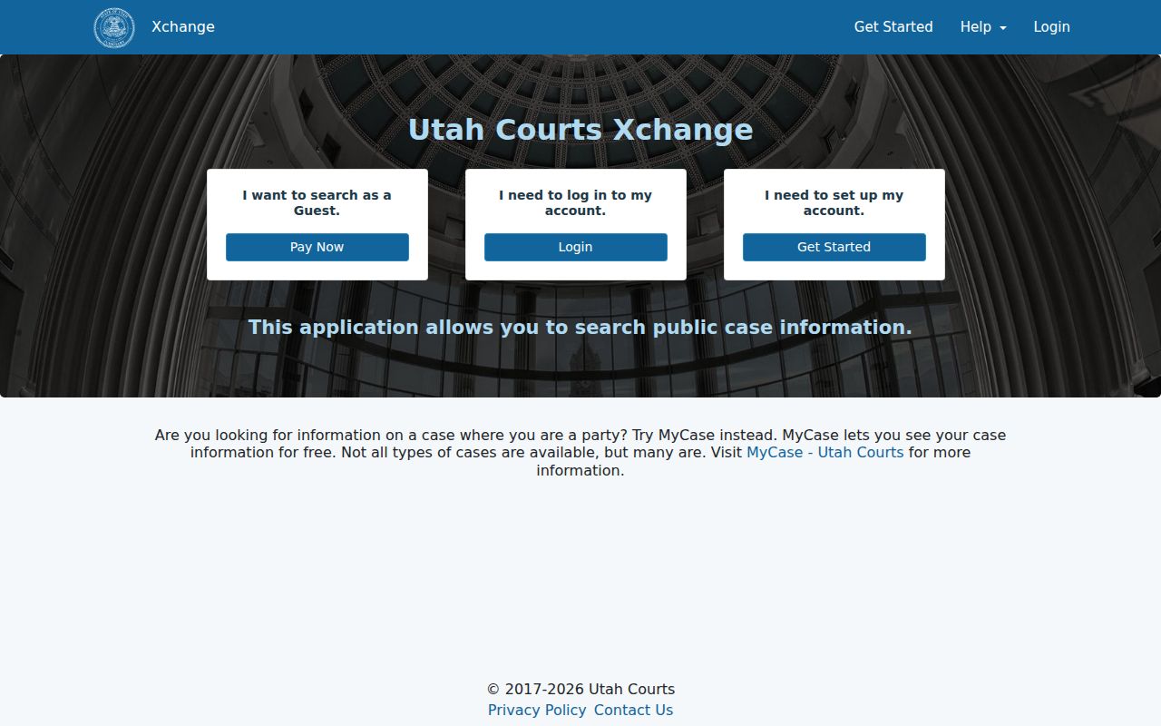 Magna resident lookup Utah XChange court search