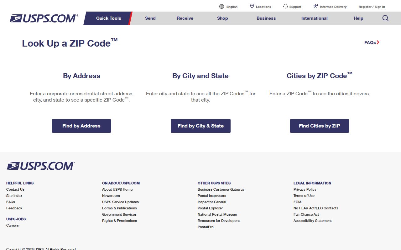 Magna ZIP code directory USPS ZIP Code Lookup